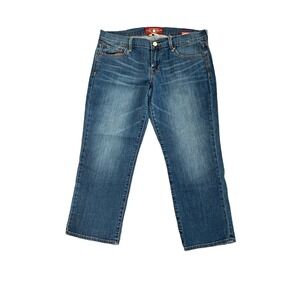 Lucky Brand Sweet N Crop Jeans Womens 8 / 29 Cropped Blue Denim